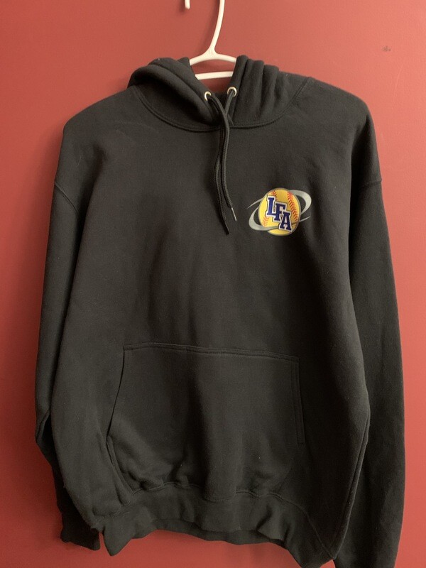 LFA Logo Black Hoodie - Adult XL