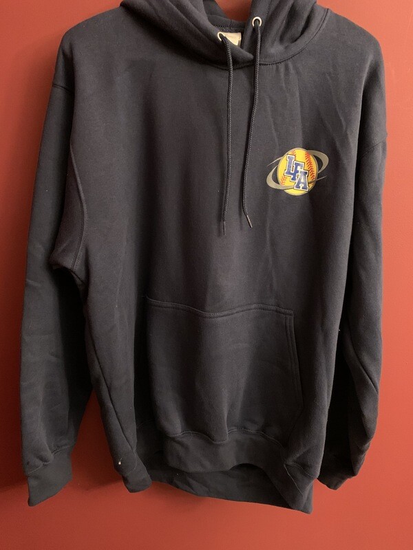 LFA Logo Navy Hoodie - Adult LARGE