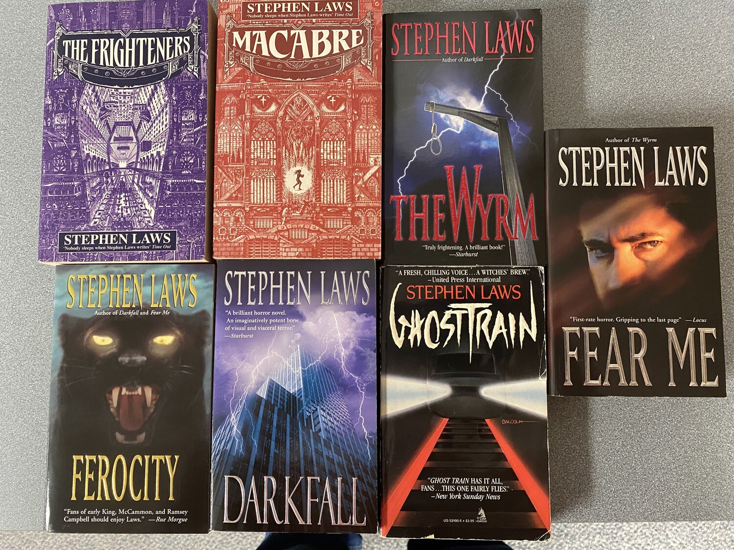 7 Stephen Laws Novels