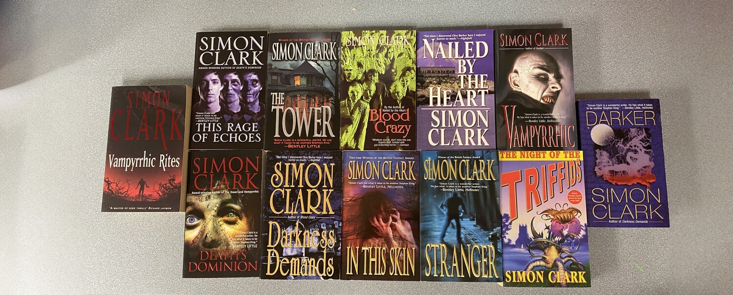12 Simon Clark Novels