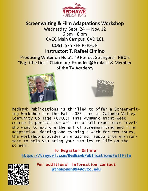 Fall Screenwriting &amp; Film Class
