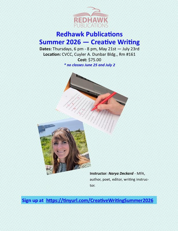 Summer 2026 - Creative Writing