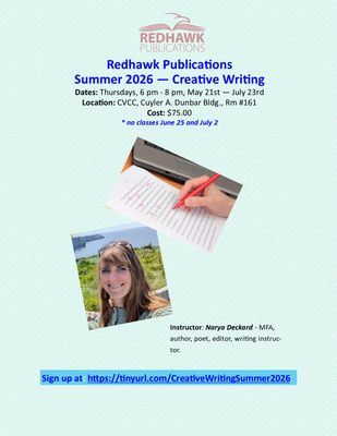 Summer 2026 - Creative Writing