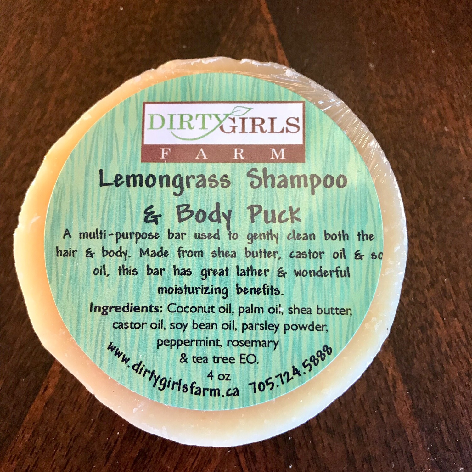 Lemongrass Shampoo & Body Puck