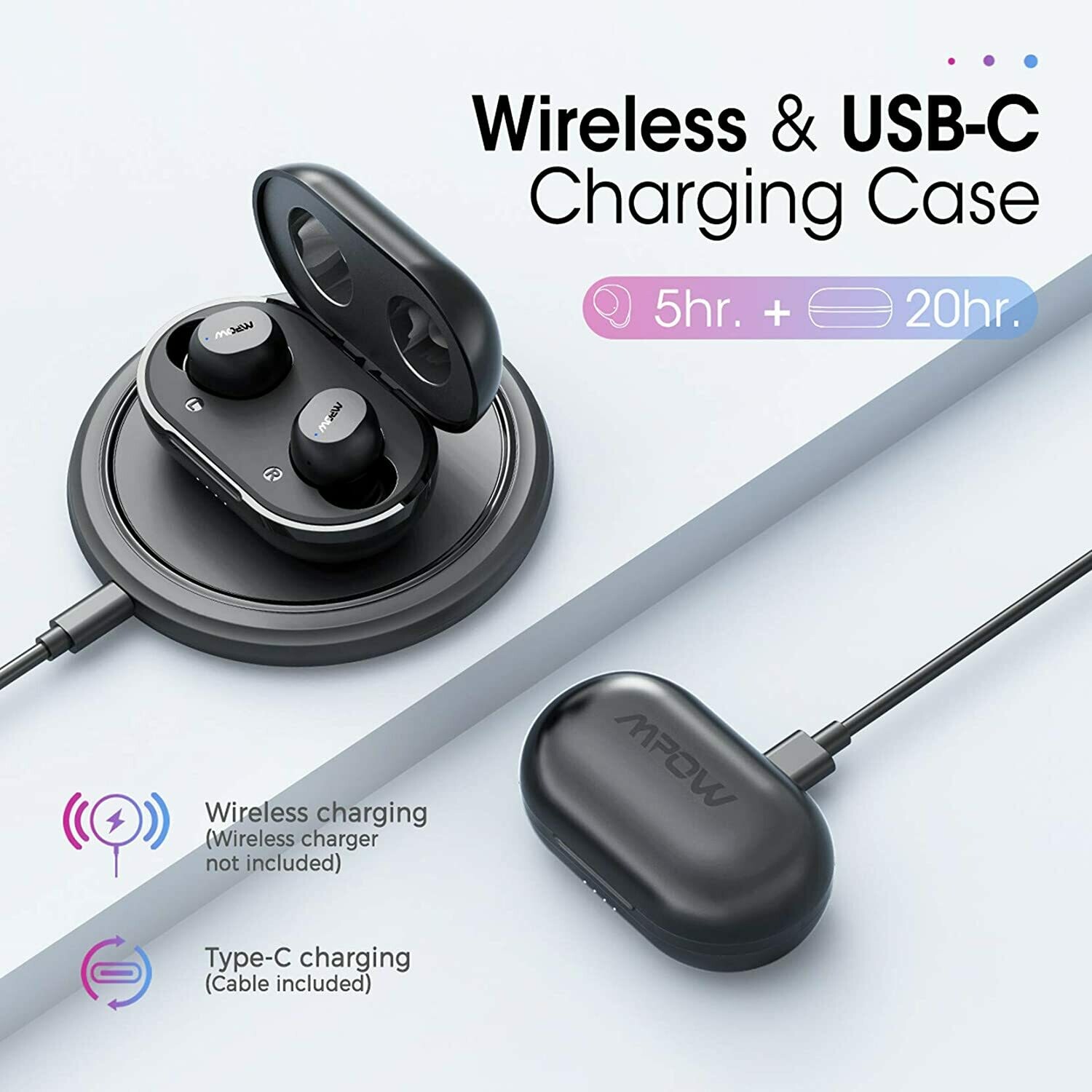 mpow m12 true wireless earbuds