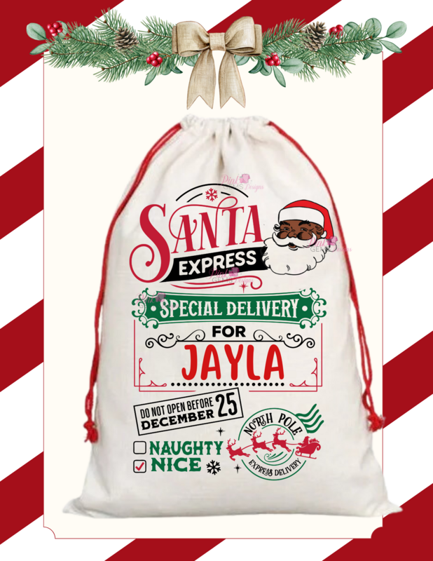 Personalized Santa Sacks