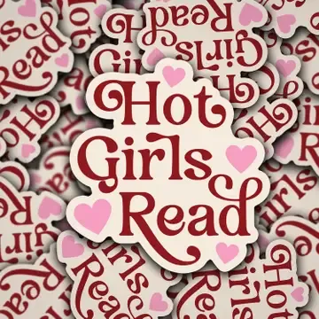 Vinyl Decal Hot Girls Read