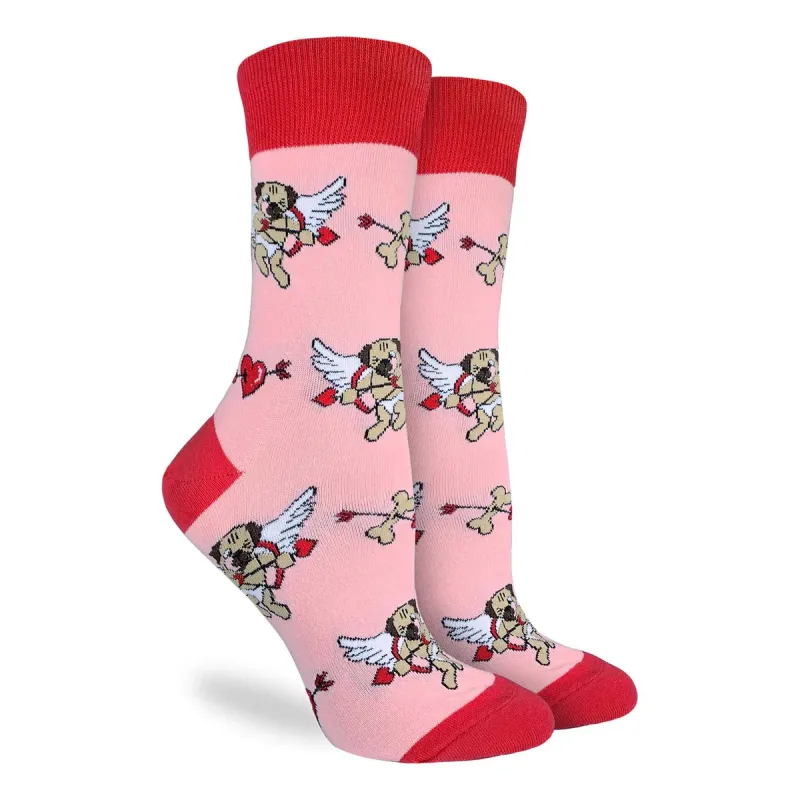Women&#39;s Cupid Pugs Socks