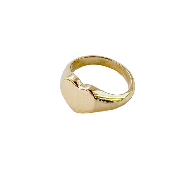 BAMBU Heart Signet Ring