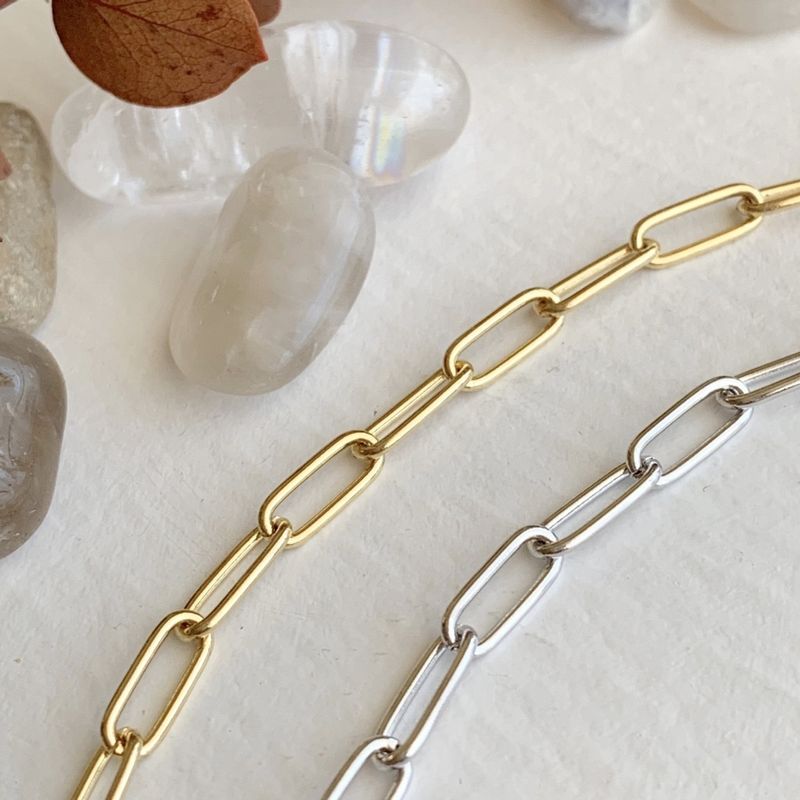 &quot;Montmartre&quot; Paperclip Chain Necklace