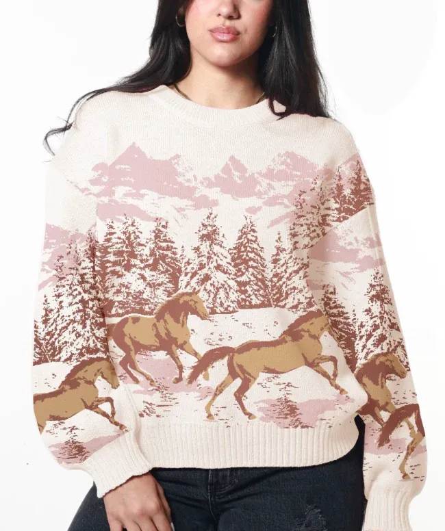 Wild Horses - Oversized Sweater