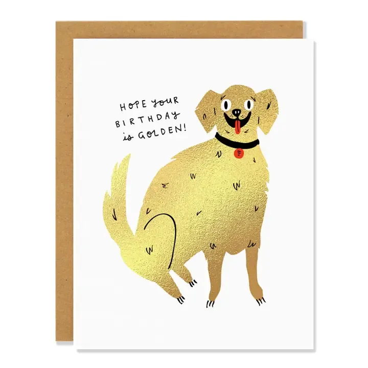 Golden Birthday - Greeting Card