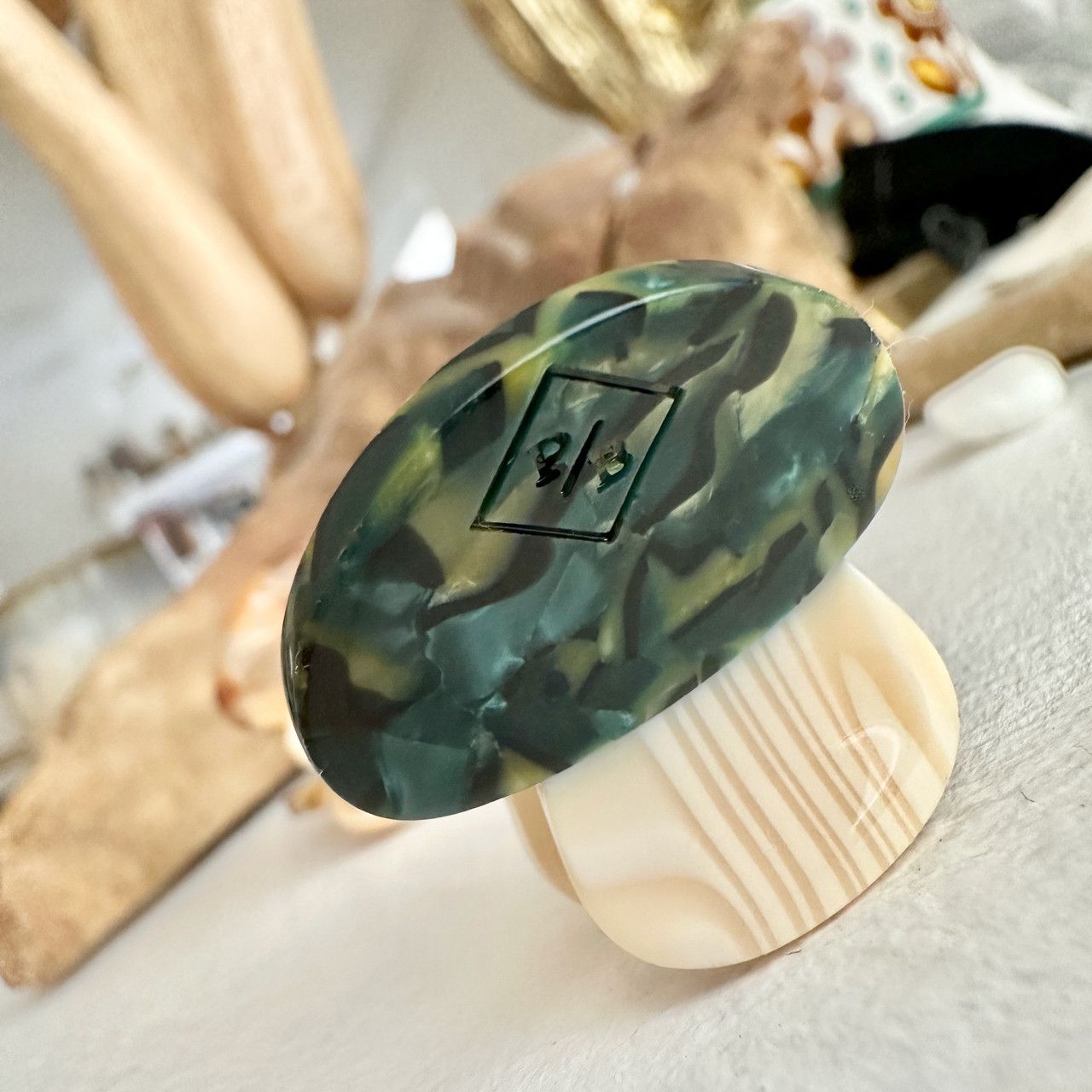 "Cubensis" Mini Mushroom Hair Claw