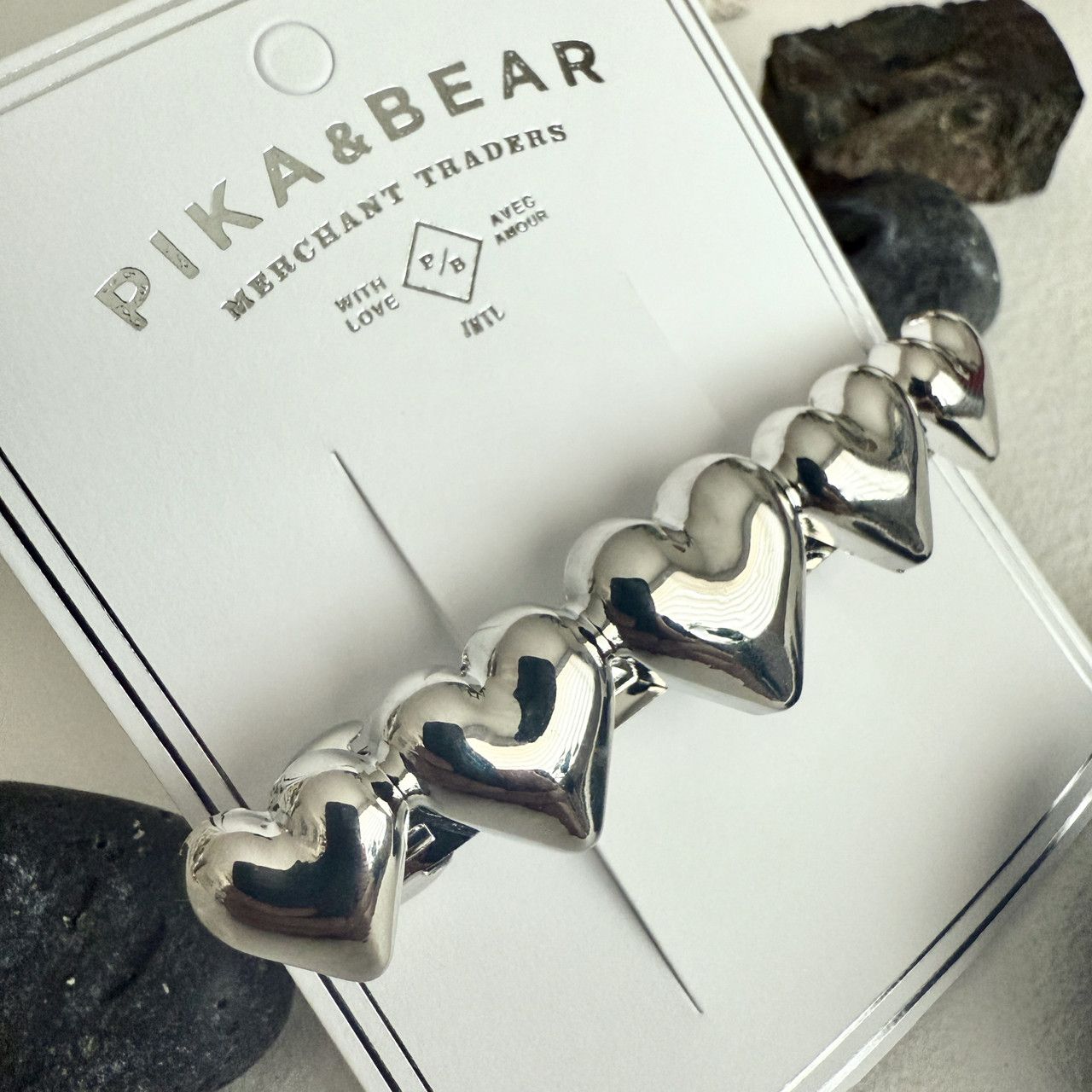 "Total Eclipse of the Heart" Heart Hair Clip