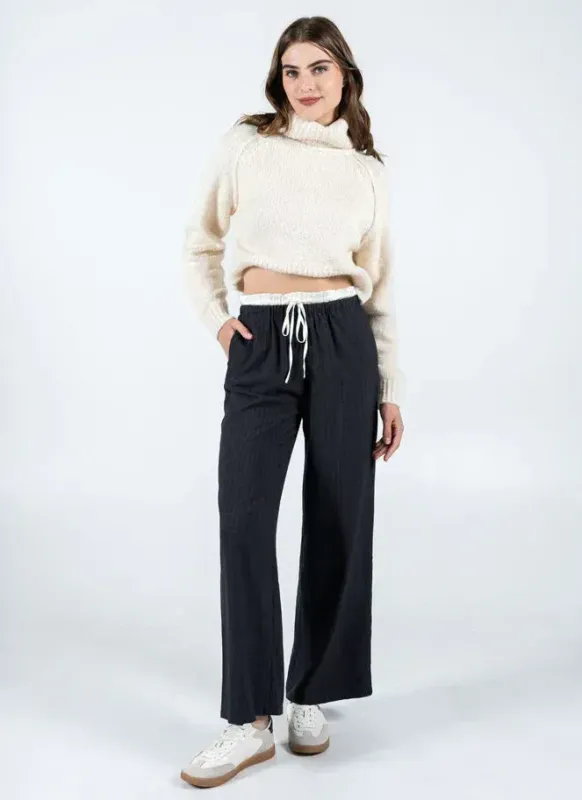 Double Waistband Pants