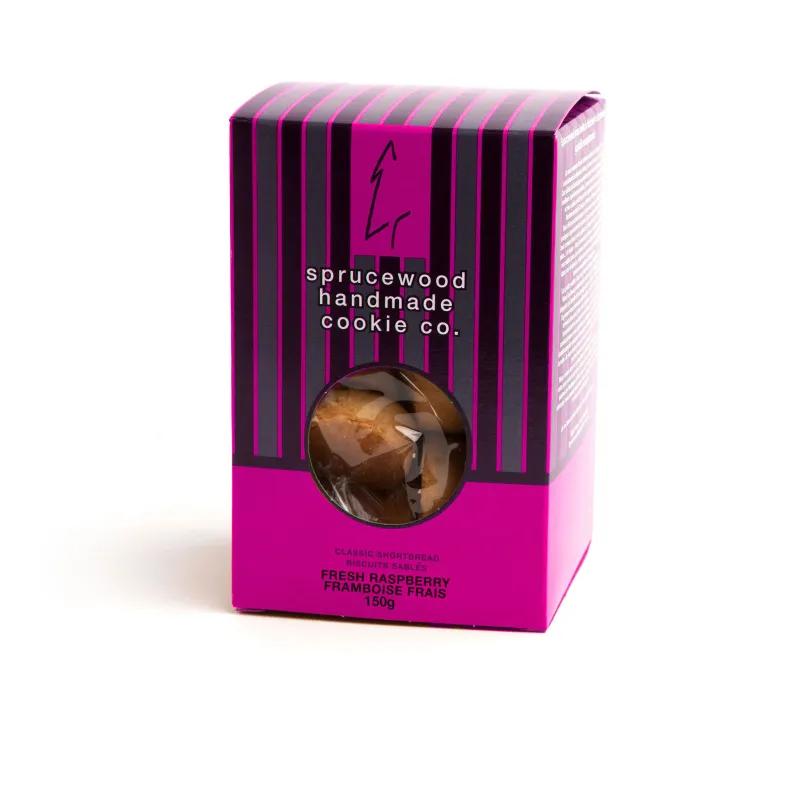 Fresh Raspberry Shortbread Cookies