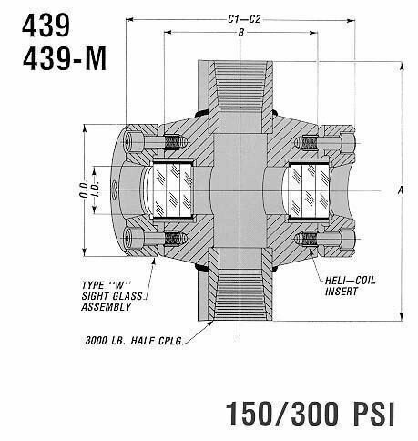 Type T-SC Sight Flow Indicators