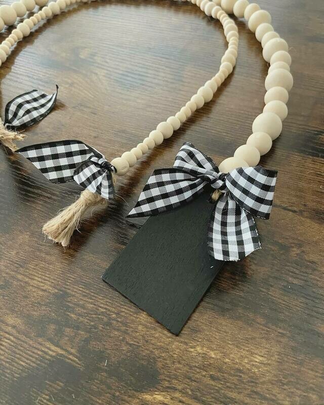 Wood Bead Garland