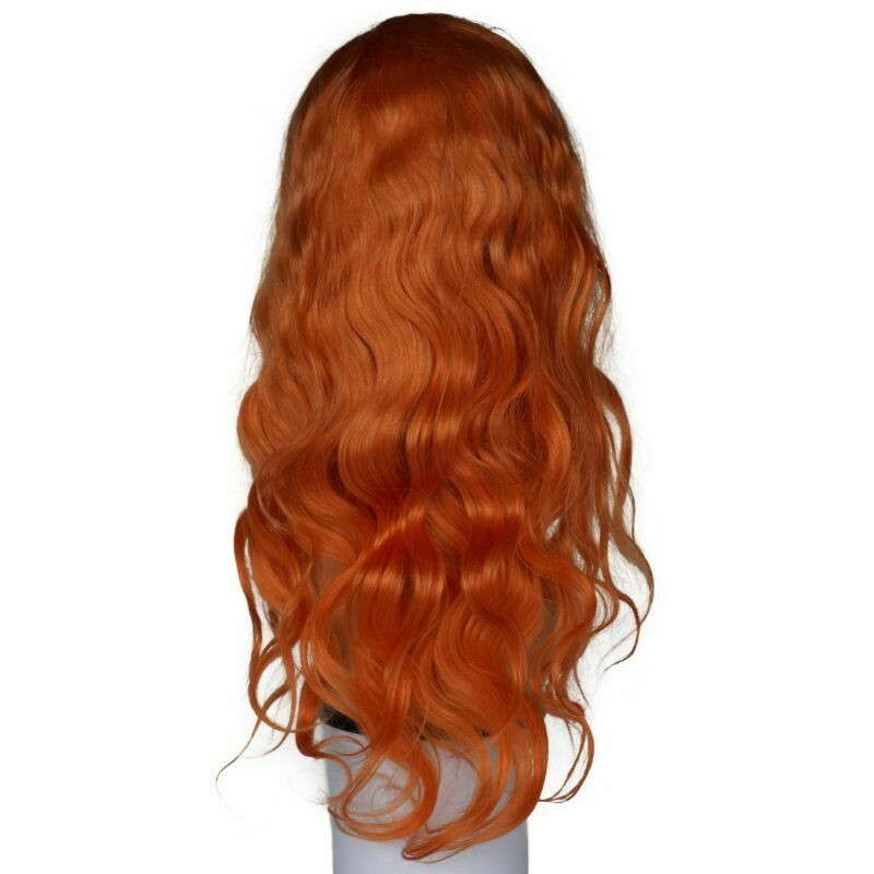 Neon Orange Body Wave Lace Font Wig Neon Orange Body Wave Lace Font Wig