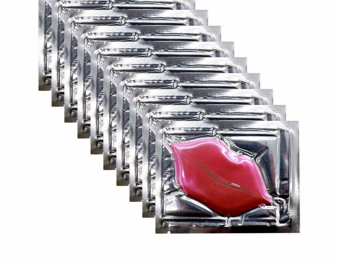 20 PACK Moisturizing Collagen Pink Lip Masks