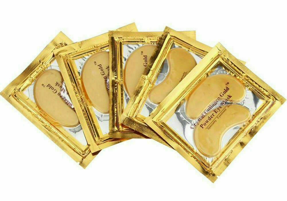 20 PACK Gold Crystal Collagen Hydrating Gel Eye Masks