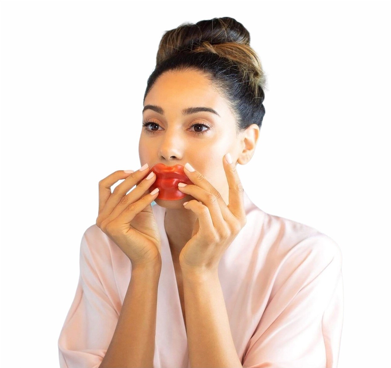 20 PACK Moisturizing Collagen Pink Lip Masks