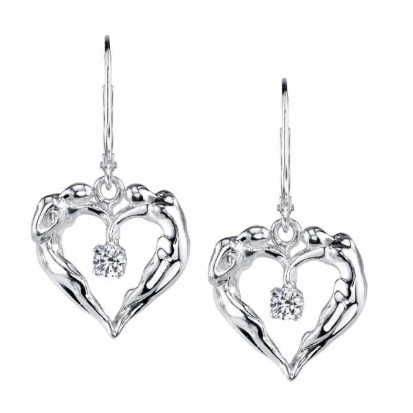 Dangle Earrings, .925 SS