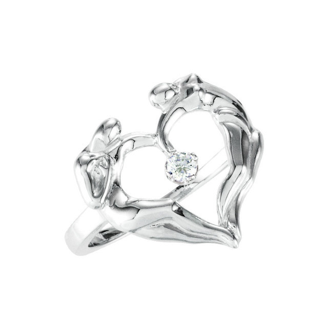 Heart Ring, .925 SS