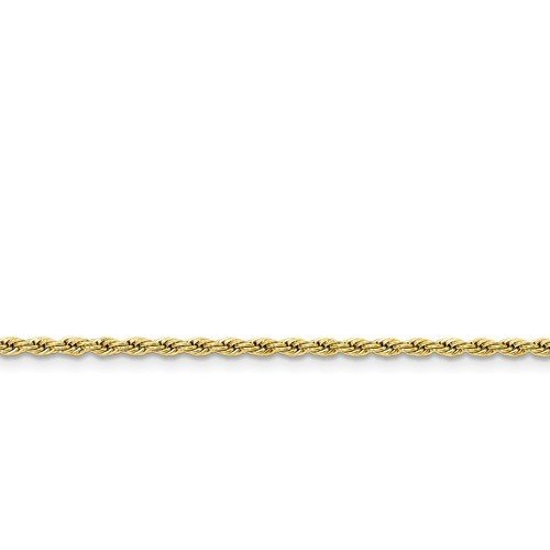 Stainless Steel IP Yellow-Plated 2.4mm 18in Rope Chain
