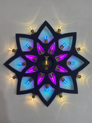 Rosone Noir "Limited Edition" 60 cm - CON FILO O RICARICABILE