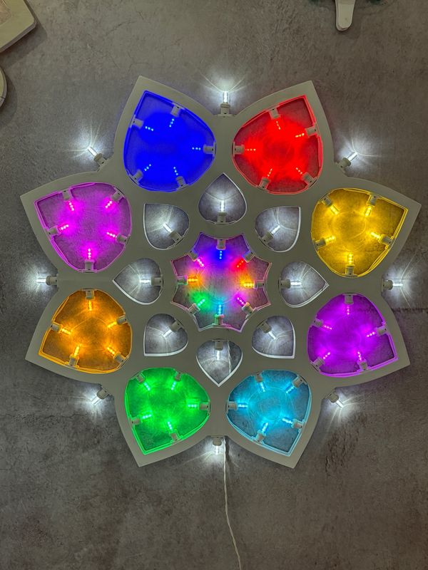 Rosone "Pumi" 64  luci - 115 cm