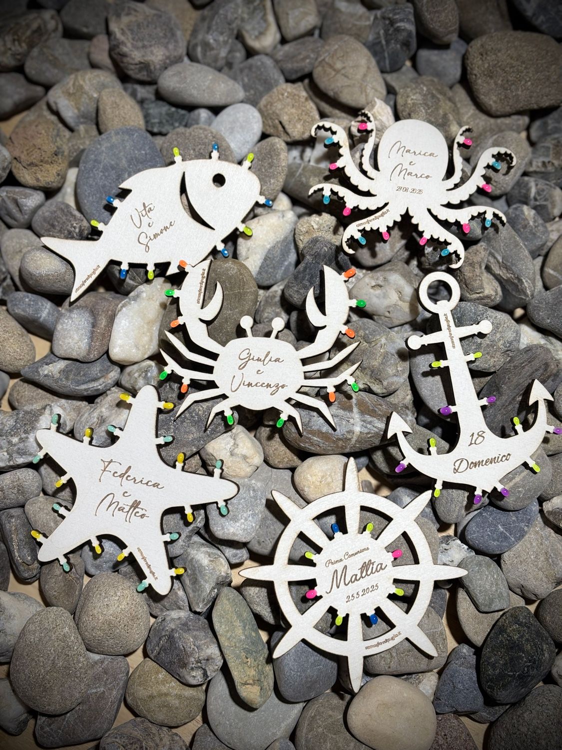 Magneti SOLE E MARE personalizzabili (da 50 a 99 pz)