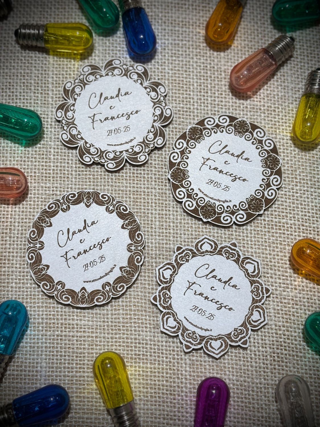 Magneti CENTRINI personalizzabili (da 10 a 24 pz)