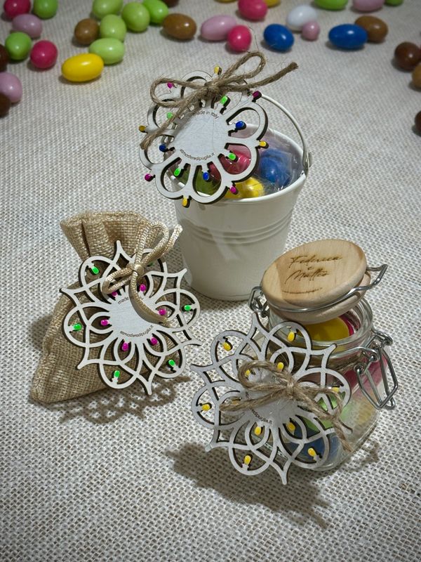 Porta Confetti con Magnete Luminaria  (meno di 10 pz)