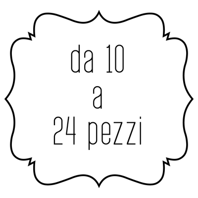 segnaposti (da 10 a 24 pz)
