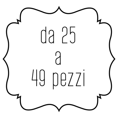 Segnaposti (da 25 a 49 pz)