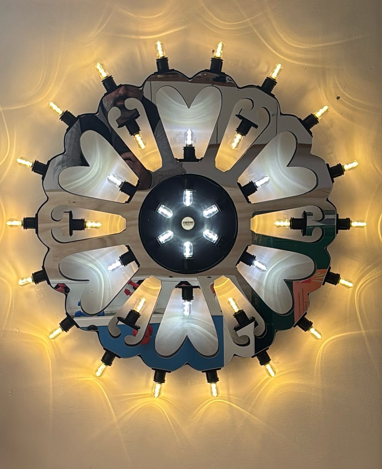 Rosone “Riflesso”  70 cm - CON FILO o WIRELWSS RICARICABILE