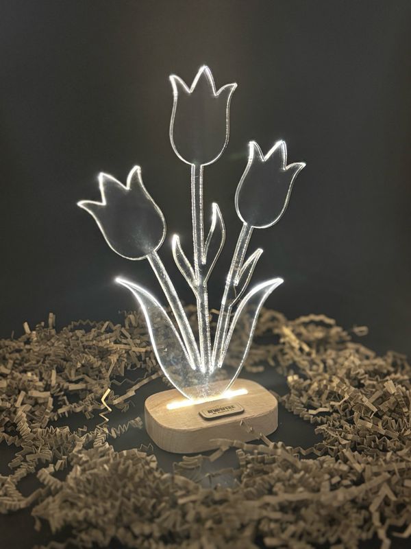 Lampada Lampada "Tulipani" Trasparente