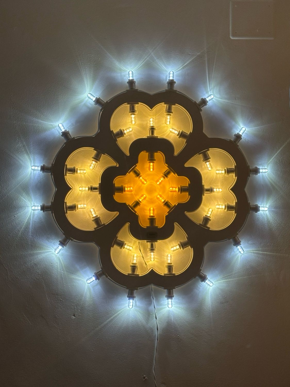 Rosone Quadrifoglio  60 cm - CON FILO O RICARICABILE