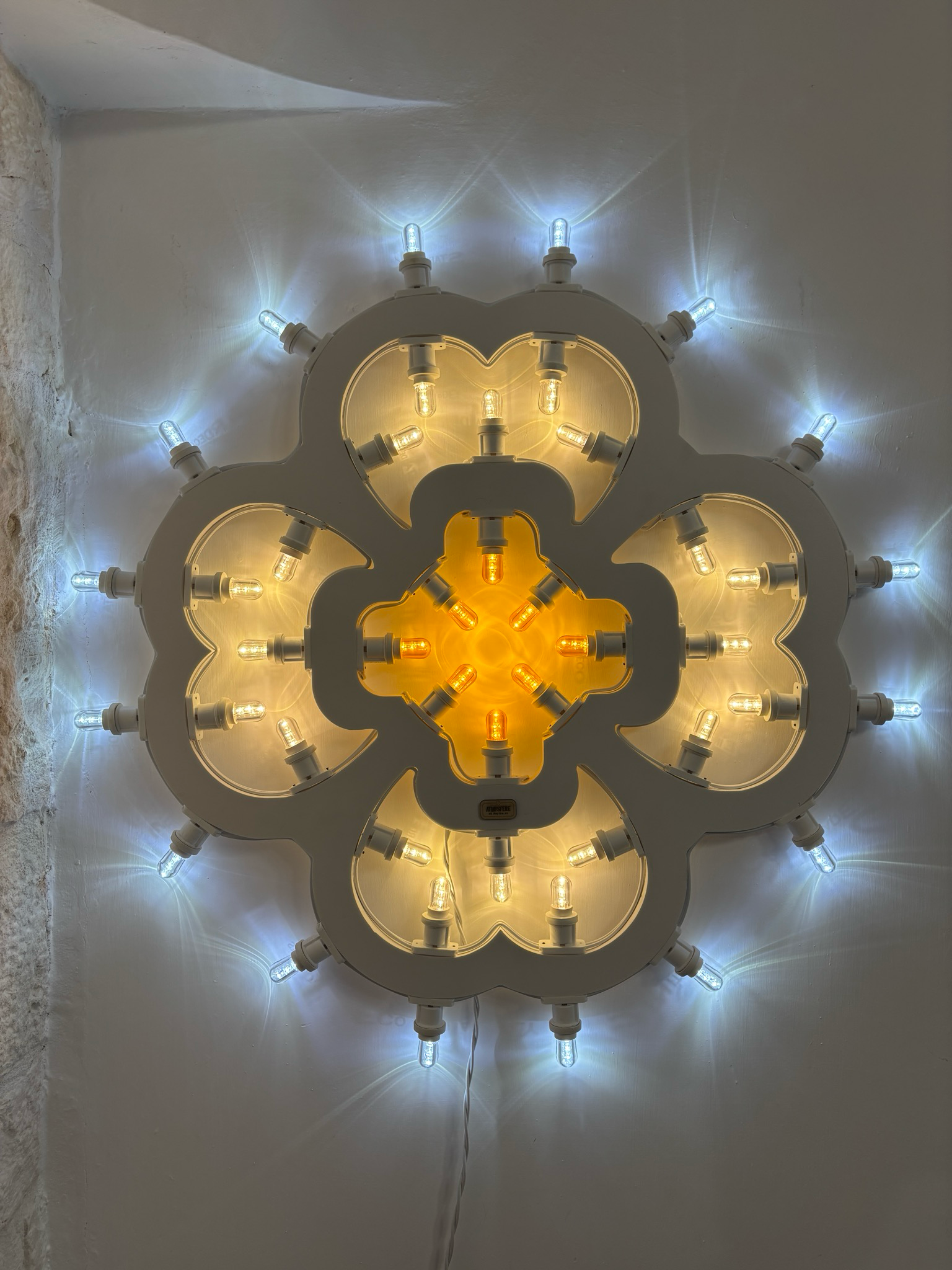 Rosone Quadrifoglio  60 cm - CON FILO O RICARICABILE