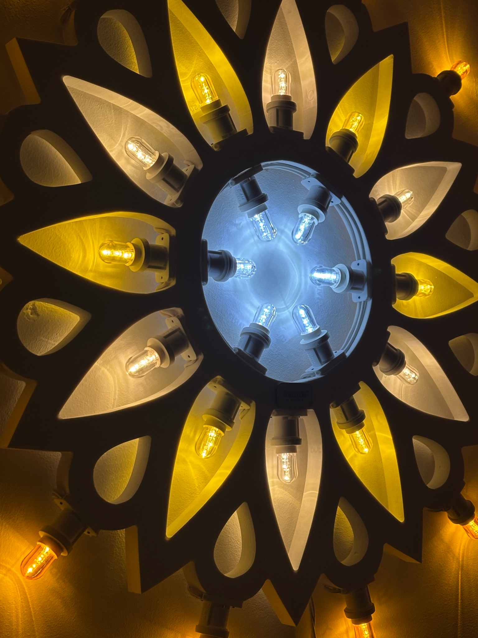 Rosone Girasole  70 cm - CON FILO O RICARICABILE