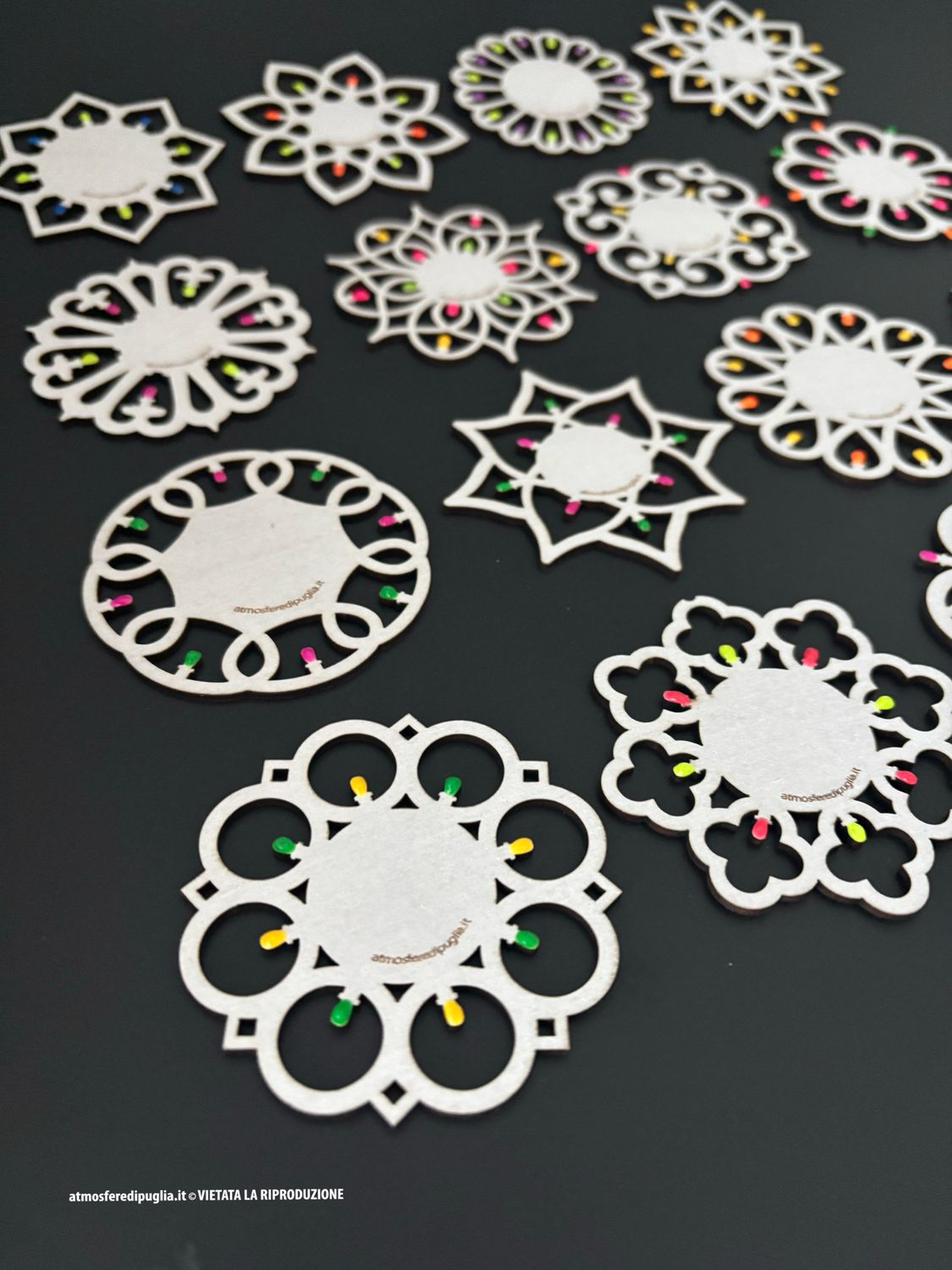 Magneti Magneti "LUMINARIE" personalizzati - minimo 100 pz