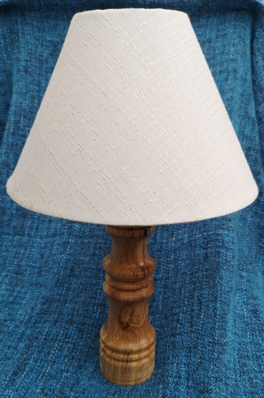 Spalted Oak Table Lamp