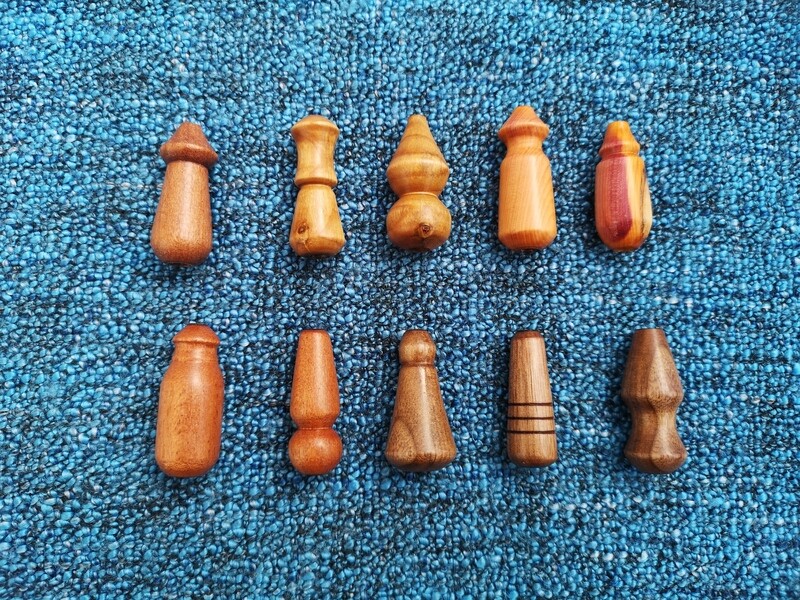 Woodturned Light Pulls