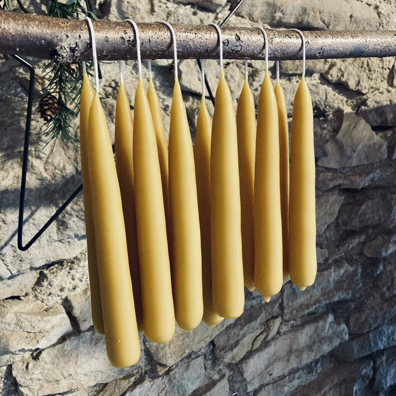 beeswax dinner candles