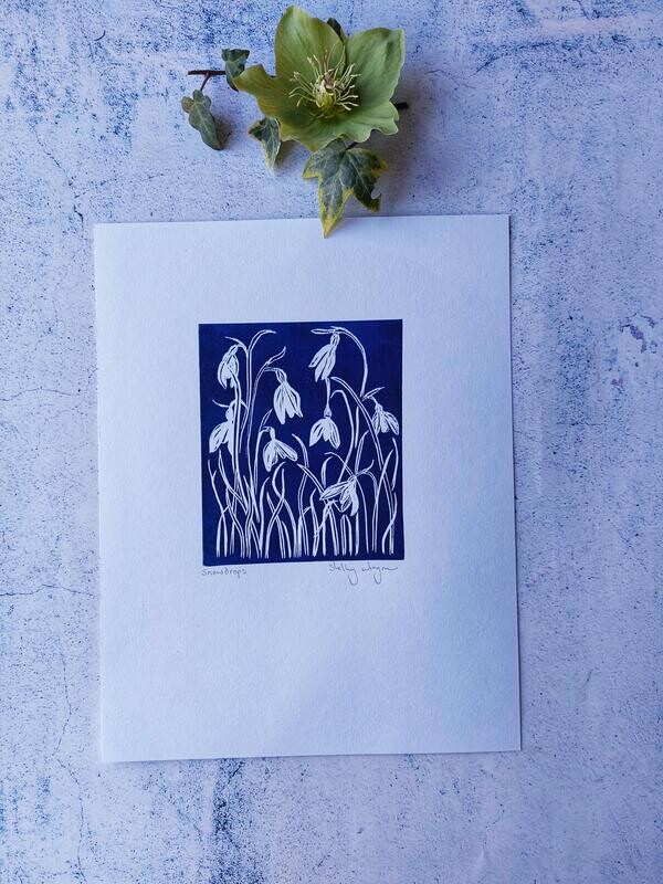 Snowdrop print