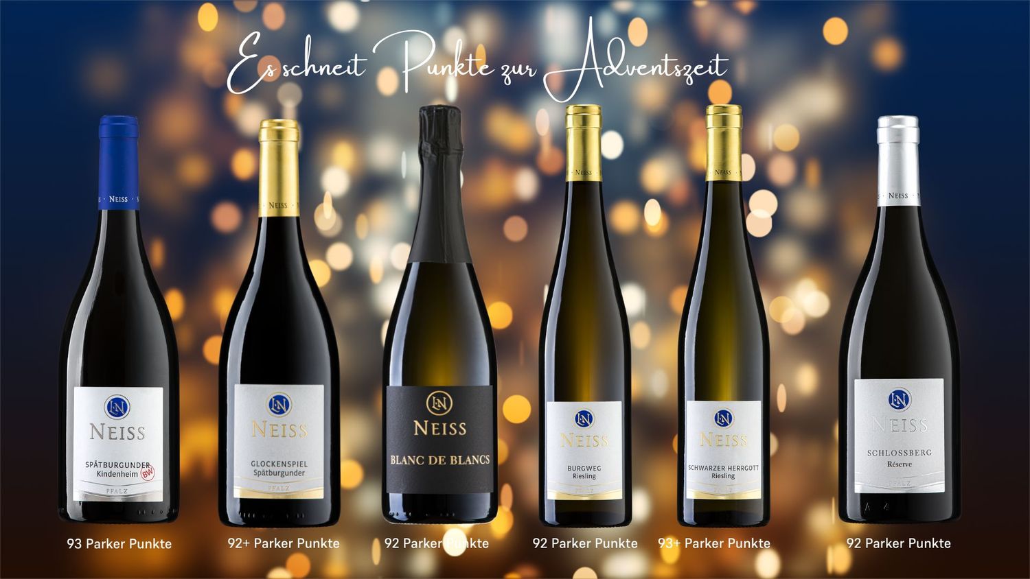 6 Weine - 555 Parker-Punkte