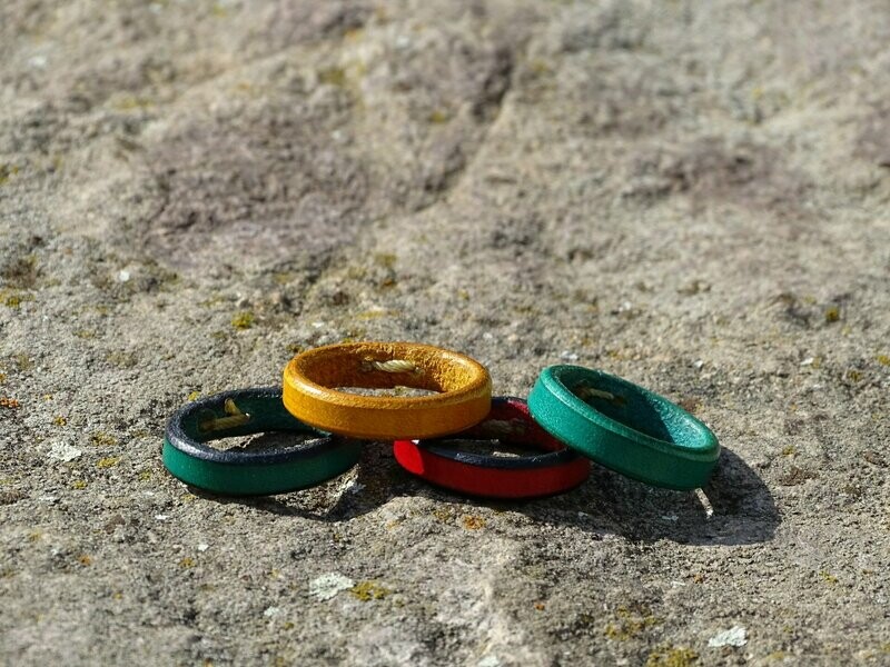 Ring aus Leder