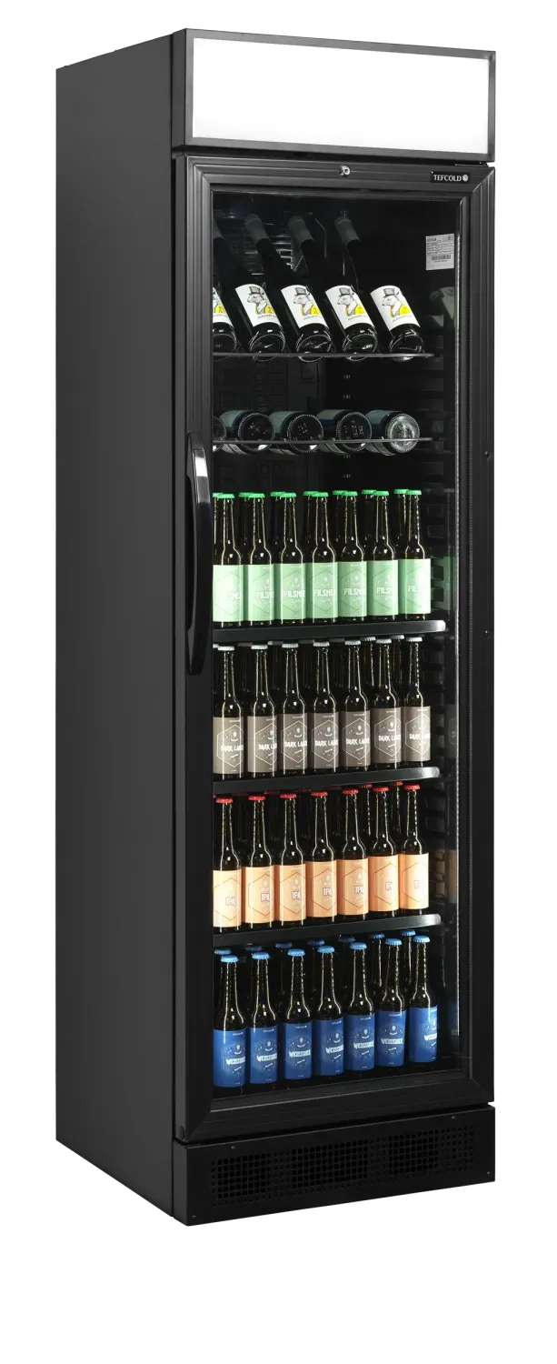 Enfriador de botellas color negro TEFCOLD