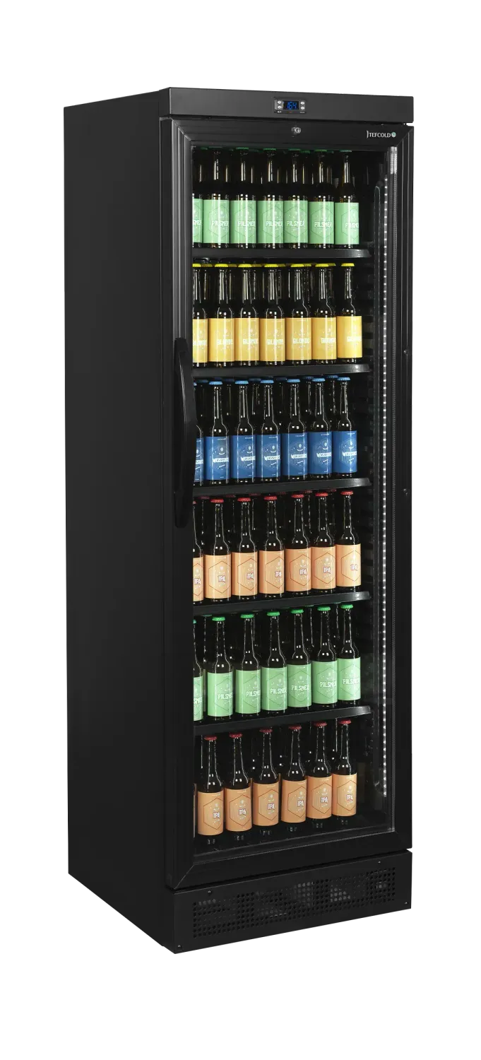 Enfriador de botellas color negro TEFCOLD